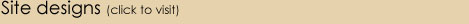 Web design portfolio